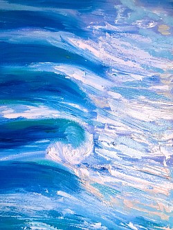 « Impermanence » peinture à l'huile